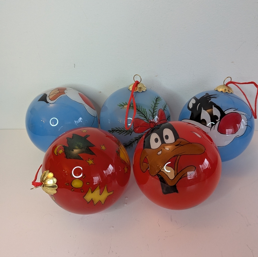Sylvester the Cat Daffy Duck Looney Tunes Glass Ornament Midwest of Cannon Falls